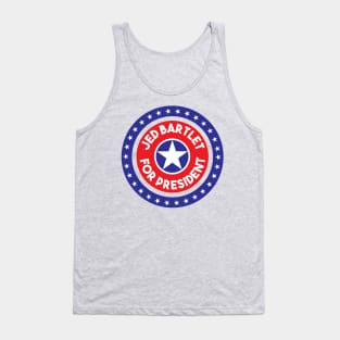 Re-Elect Jed Bartlet For America - Ring of Stars Tank Top